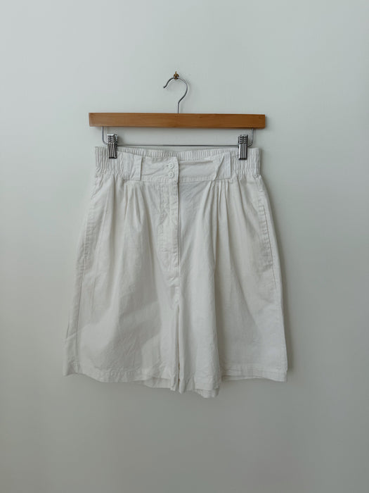 White Trouser Shorts | 28