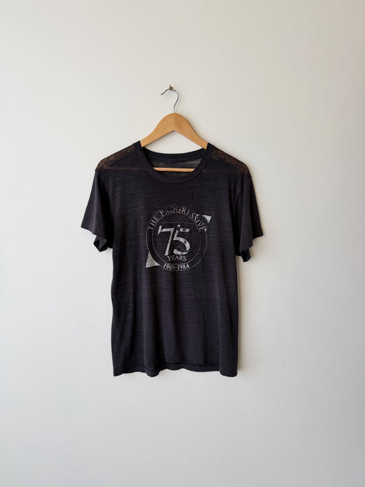 Paper Thin Charcoal Single Stitch Tee | M