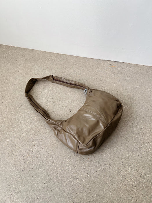 Grey Leather Purse