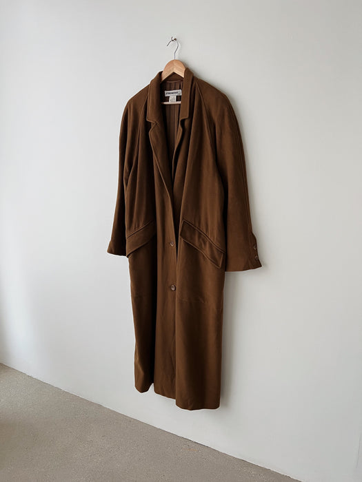 Caramel Wool Cashmere Coat | L/XL
