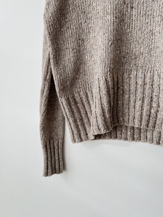 Marled Knit Sweater | S