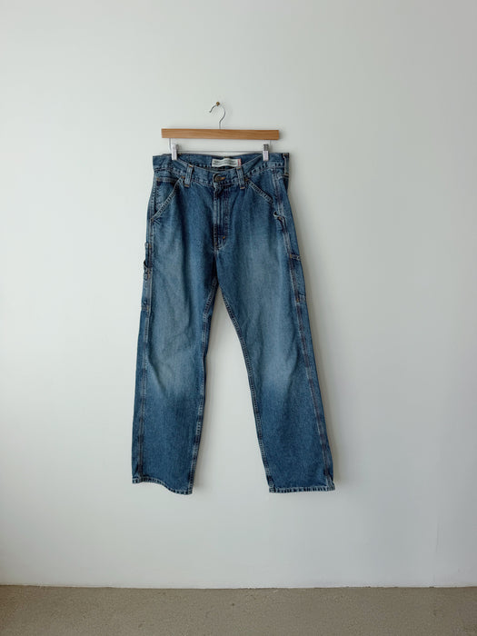 Mid Wash Levi's Carpenter Pants | 32