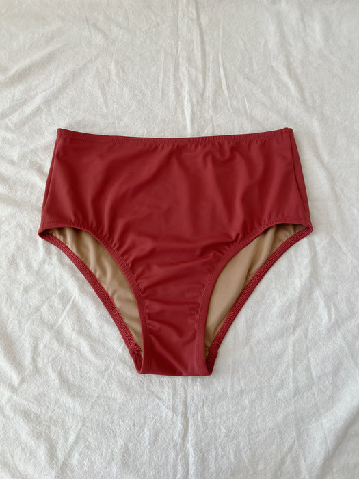 Five of Hearts High Waisted Swim Bottom