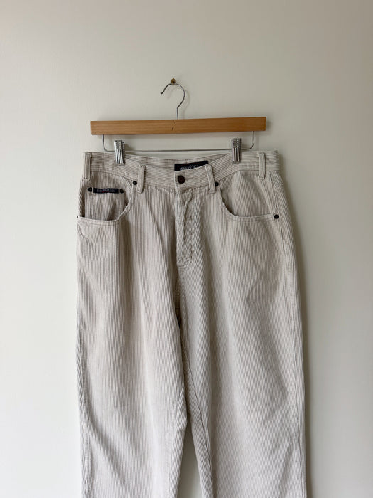 Beige Corduroy Pants | 31