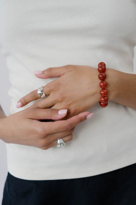 Kara Yoo Yona Bracelet in Carnelian