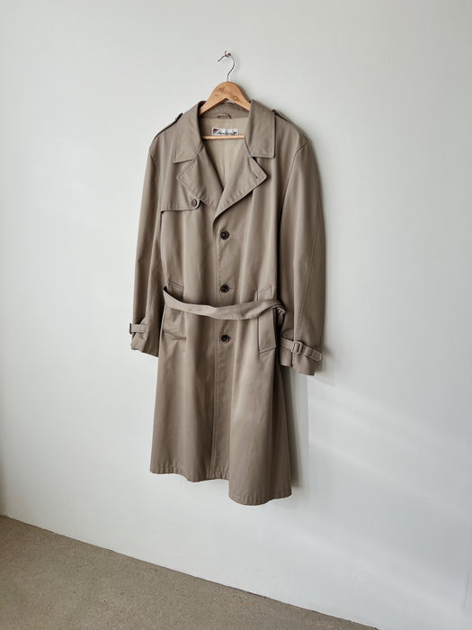 Taupe Trench Coat | L