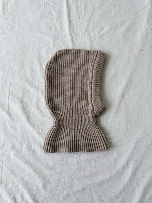 Billy Bamboo Chunky Rib Fuzzy Wool Balaclava