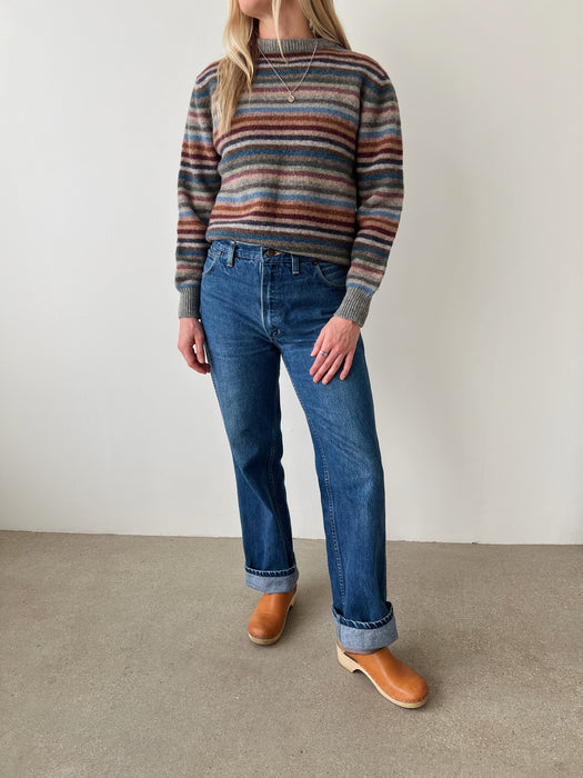 Striped Wool Sweater | S