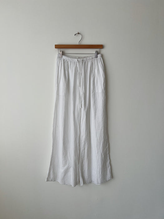 White Cotton Pants | S/M