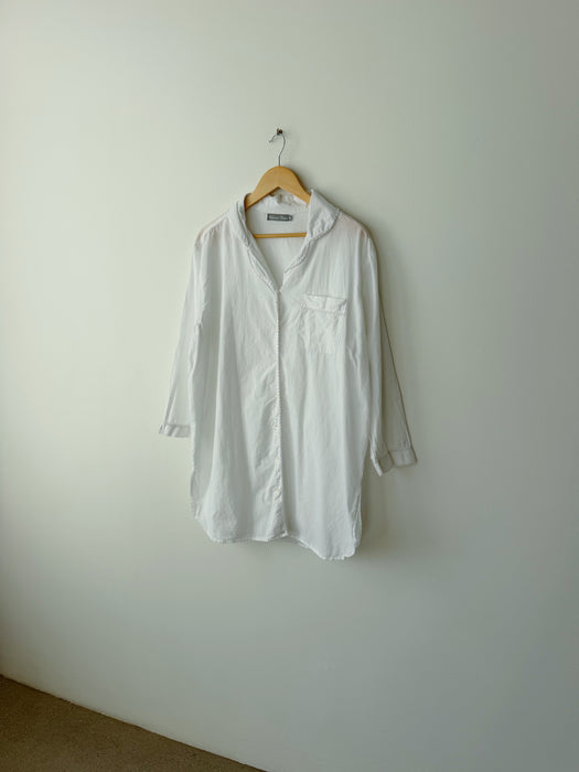 White Cotton Blouse | L