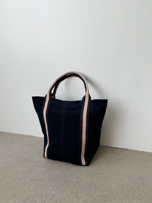 Suede Leather Tote Bag