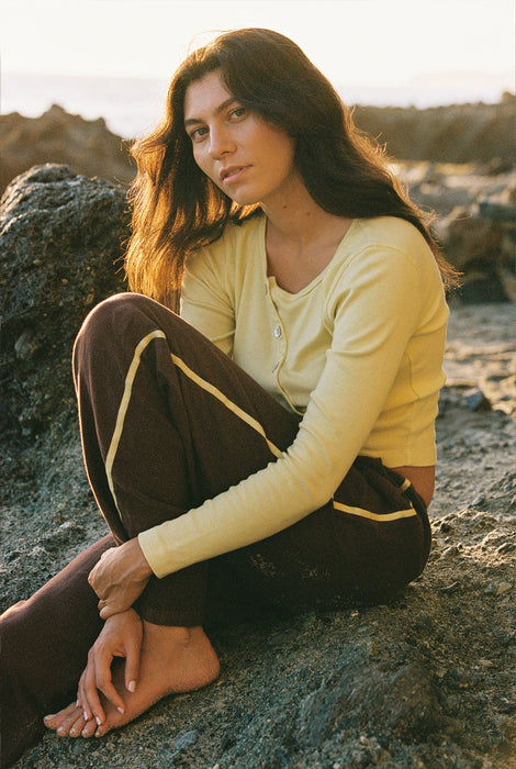 LA Relaxed Linen Track Pant