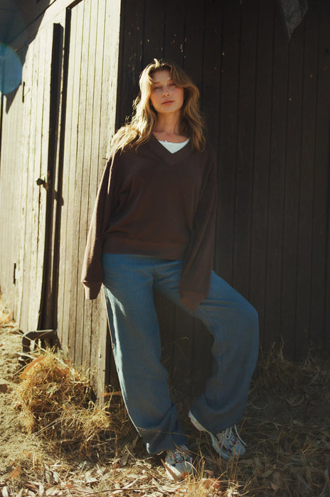 LA Relaxed Linen Track Pant