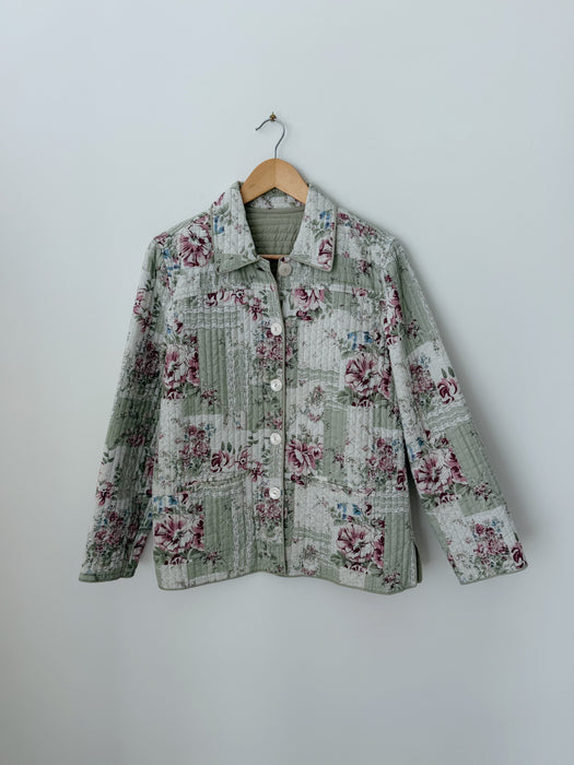 Floral Quilt Reversible Jacket | S