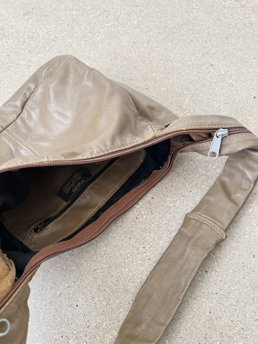 Grey Leather Purse