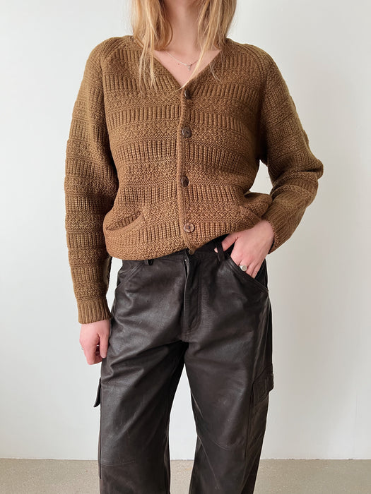 Cinnamon Wool Cardigan | L