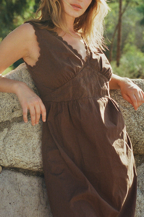 LA Relaxed Makinna Poplin Dress
