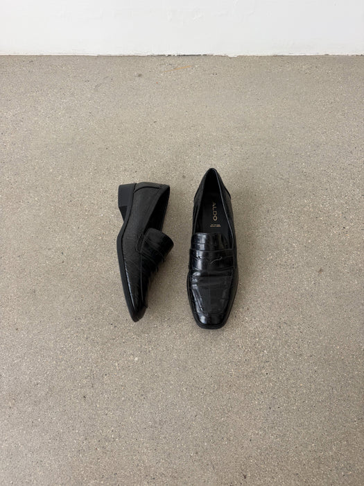 Black Patent Leather Loafer | 6.5