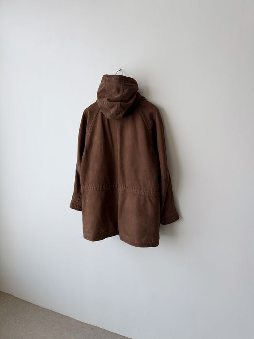 Brown Leather Jacket | M/L