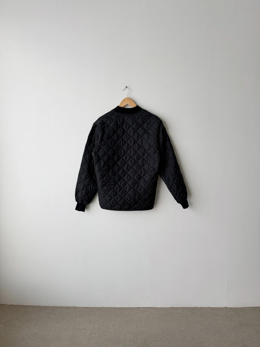 Black Quilted Jacket | M