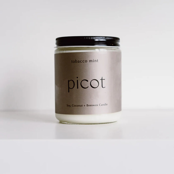 Picot Collective Soy, Coconut + Beeswax Candle