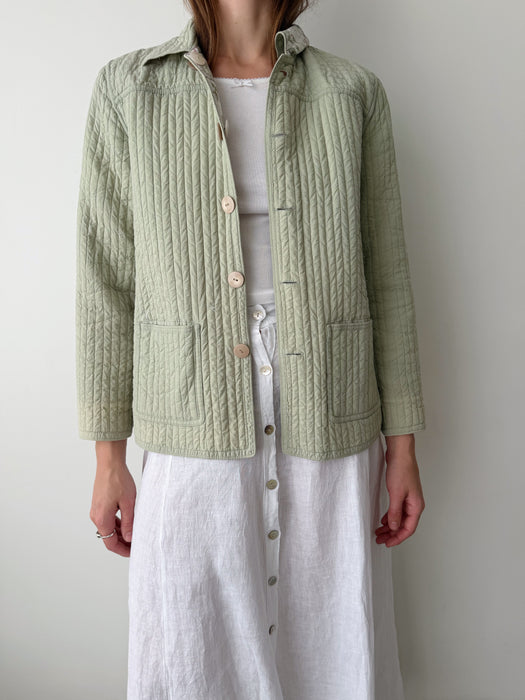 Floral Quilt Reversible Jacket | S