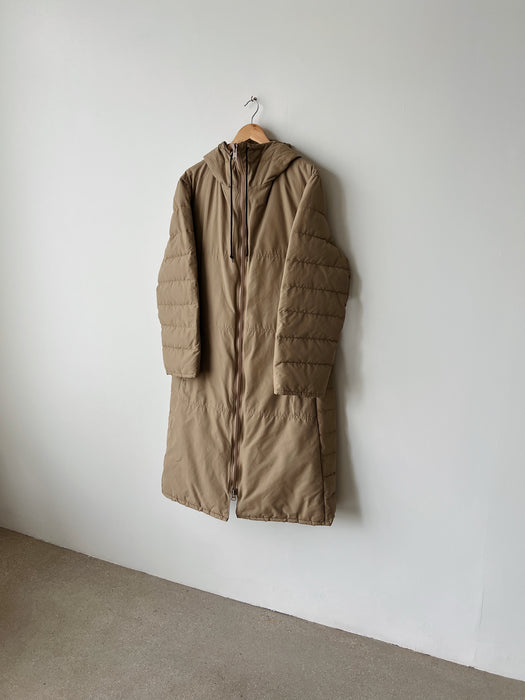 Tan Down Parka | L