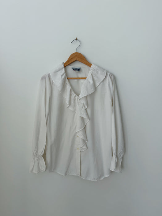 White Poet Blouse | M