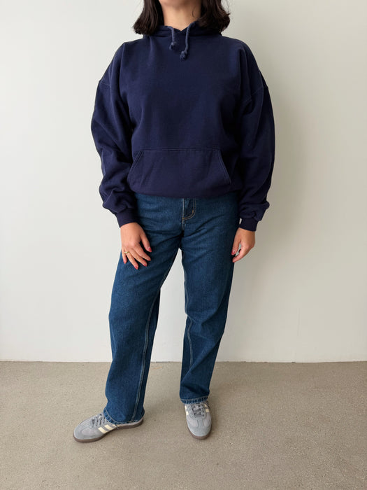 Navy Hooded Sweater | S