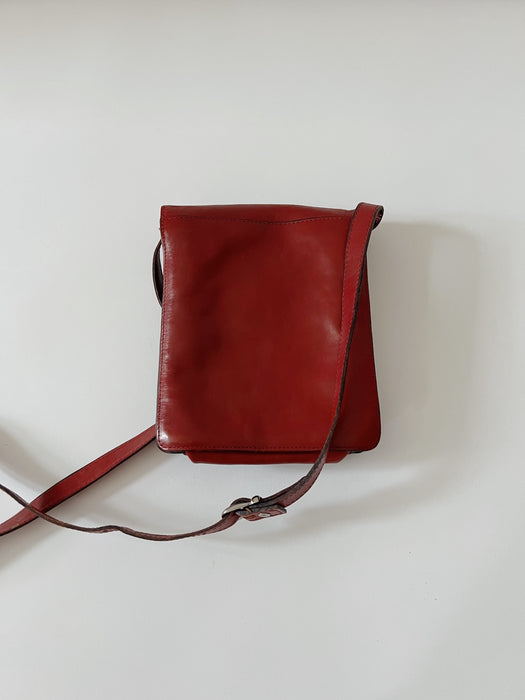 Red Leather Purse