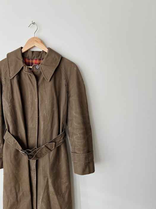 Canvas Trench Coat | S