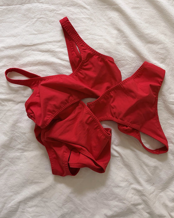 Five of Hearts Organic Cotton High Waist Thong