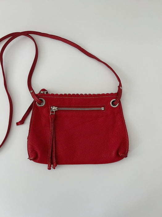 Red Leather Purse