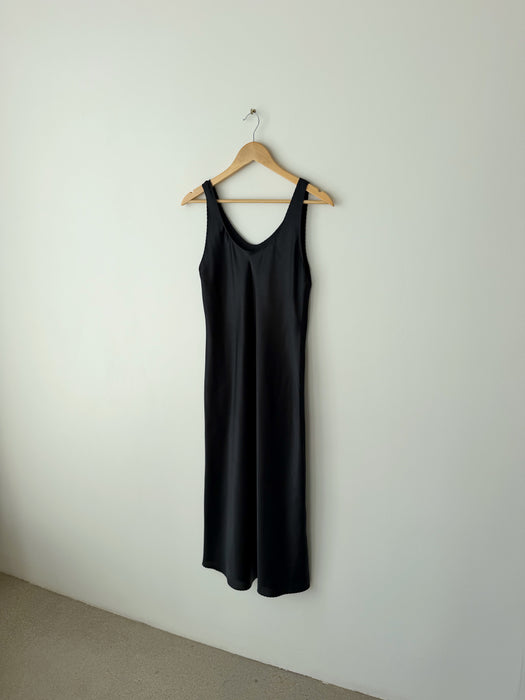 Black Slip Dress | M/L