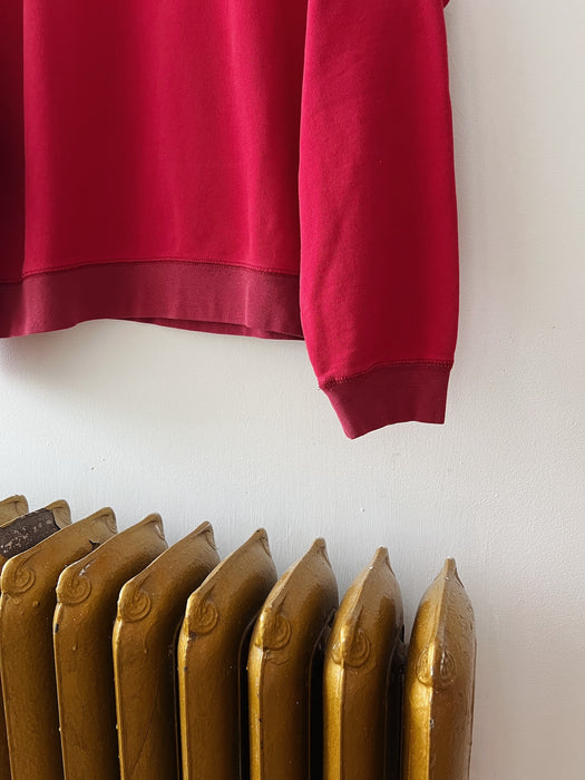 Red Crewneck Sweatshirt | L/XL