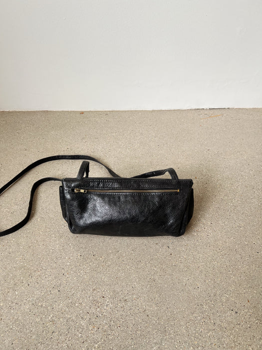 Black Leather Purse