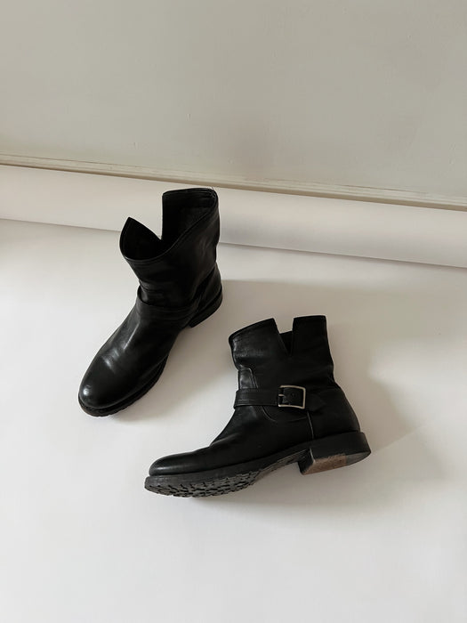 Black Leather Frye Boots | 9/9.5