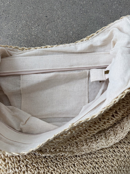 Rattan Market Tote