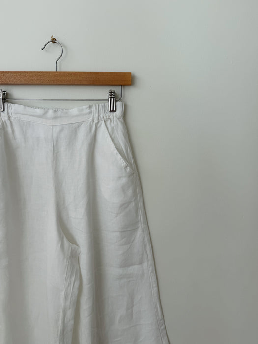 White Linen Culottes | XS/S