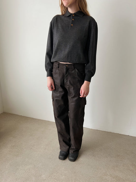 Charcoal Merino Wool Sweater | S