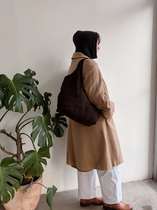 Billy Bamboo Chunky Rib Fuzzy Wool Balaclava