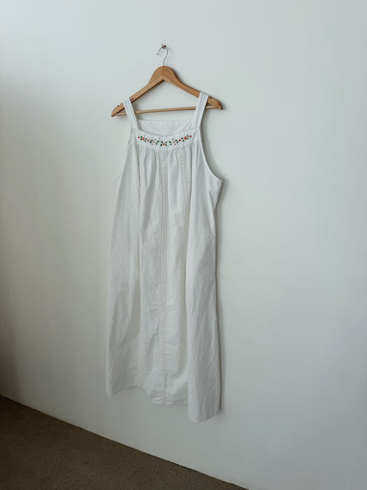 White Cotton Dress | L