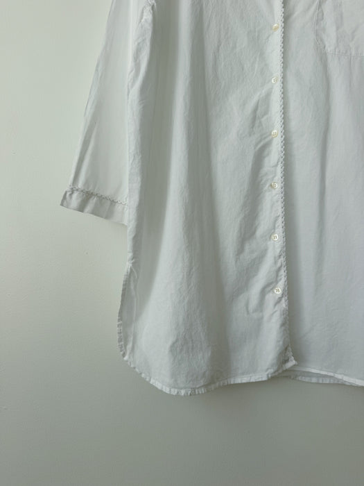 White Cotton Blouse | L