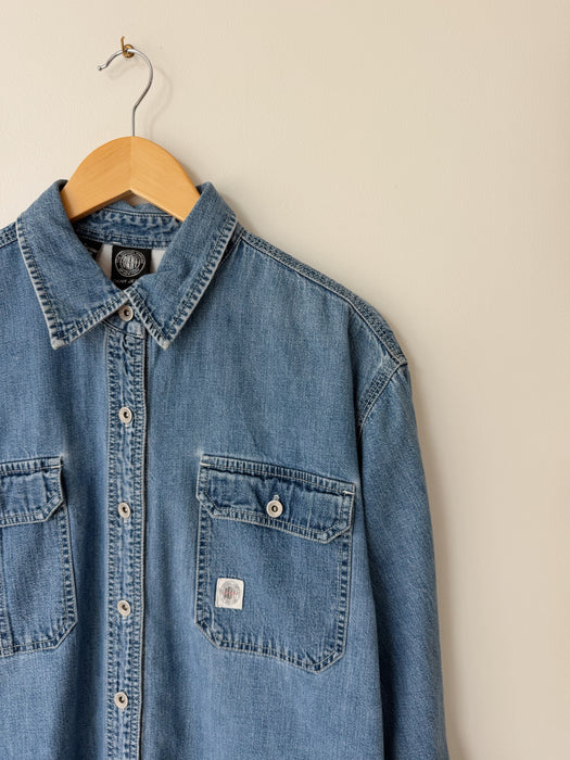 Denim Button Up Shirt | L