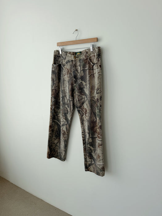 Distressed Real Tree Camo Pants | 34