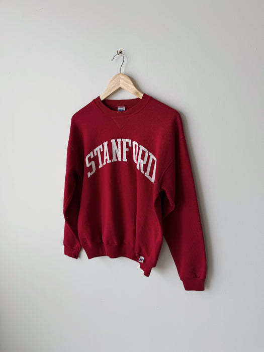 Red Stanford Crewneck Sweater | S