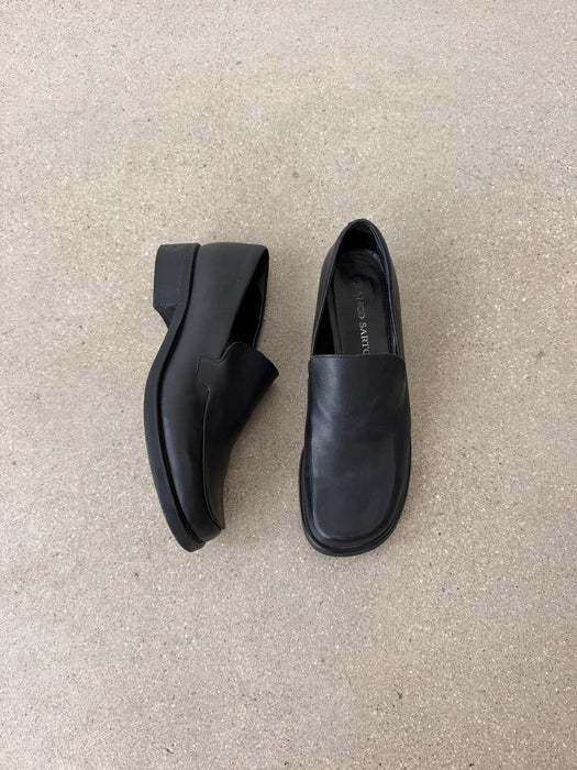 Black Leather Loafer | 8.5