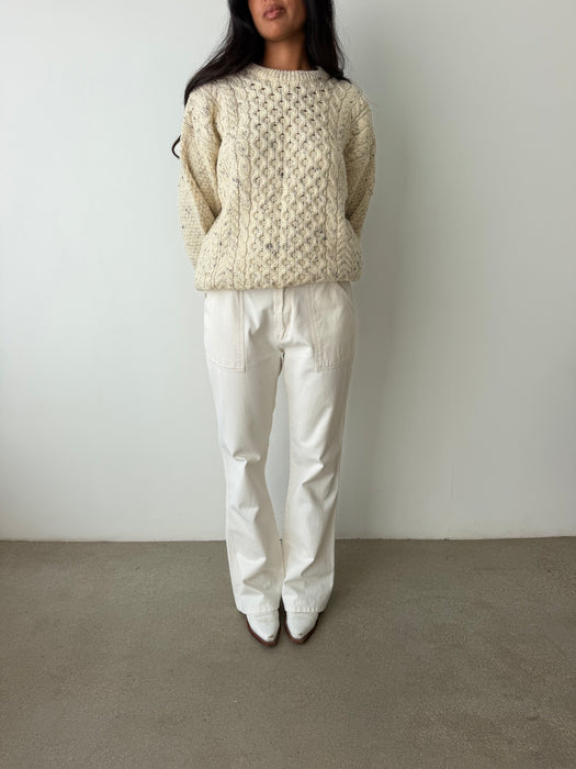 Beige Carpenter Pants | 29
