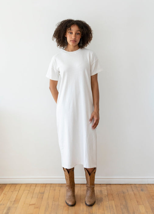 Short Sleeve Linen Dress - Bon Bon