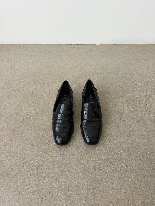 Black Patent Leather Loafer | 6.5